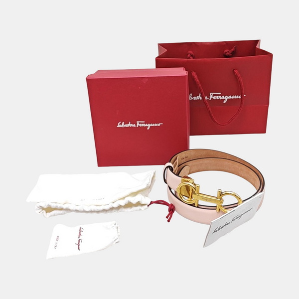 Leather Belt Red