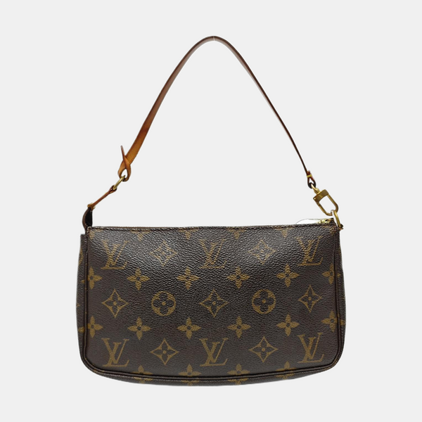 ACCESSOIRES Monogram Coated Canvas Brown