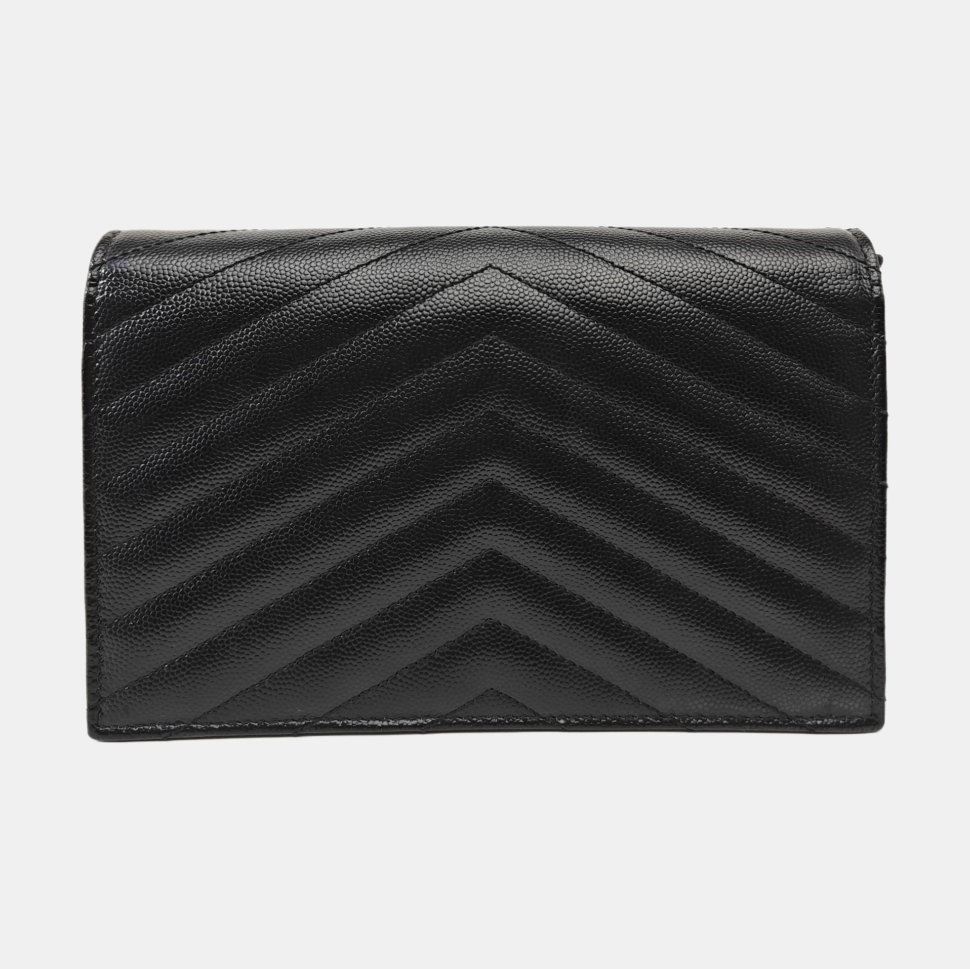 MONOGRAM WOC Chevron Calfskin Black