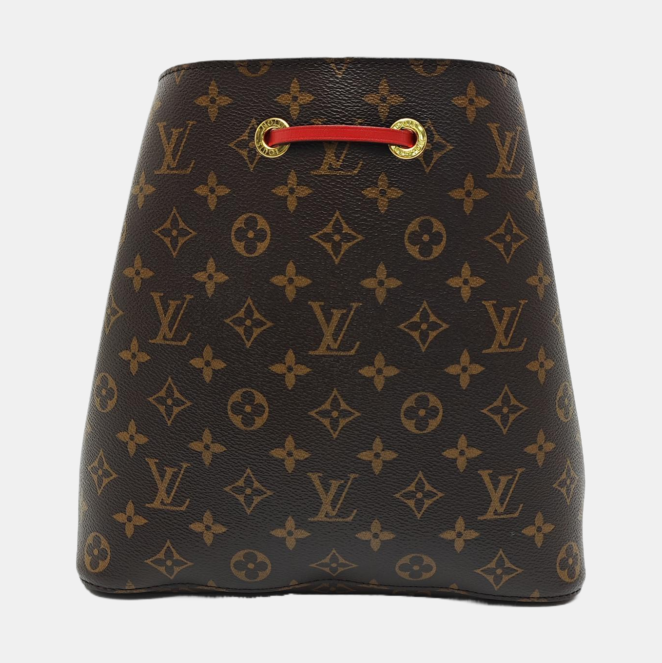 NÉONOÉ MM Monogram Coated Canvas Brown