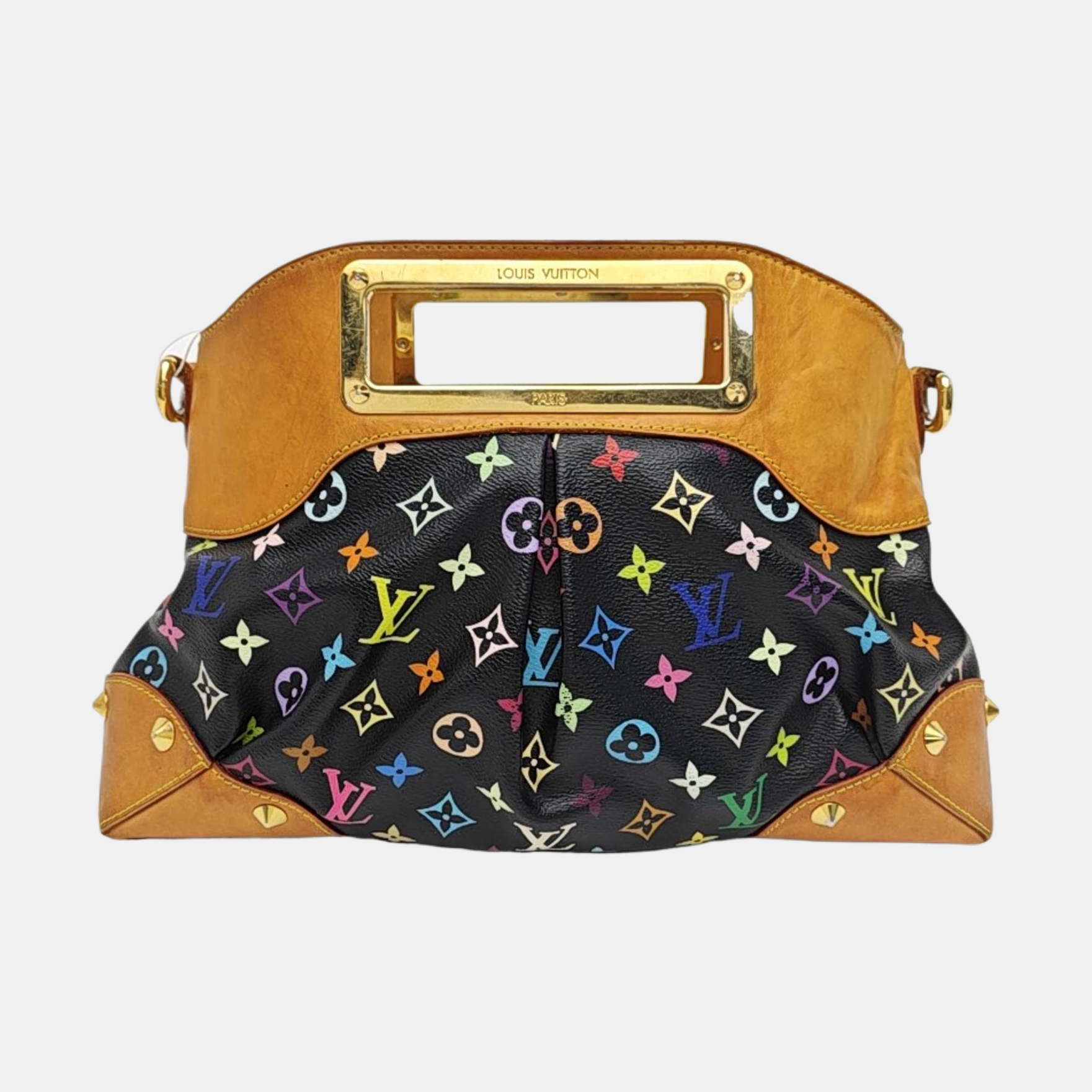 LV × TM JUDY Monogram Coated Canvas Black