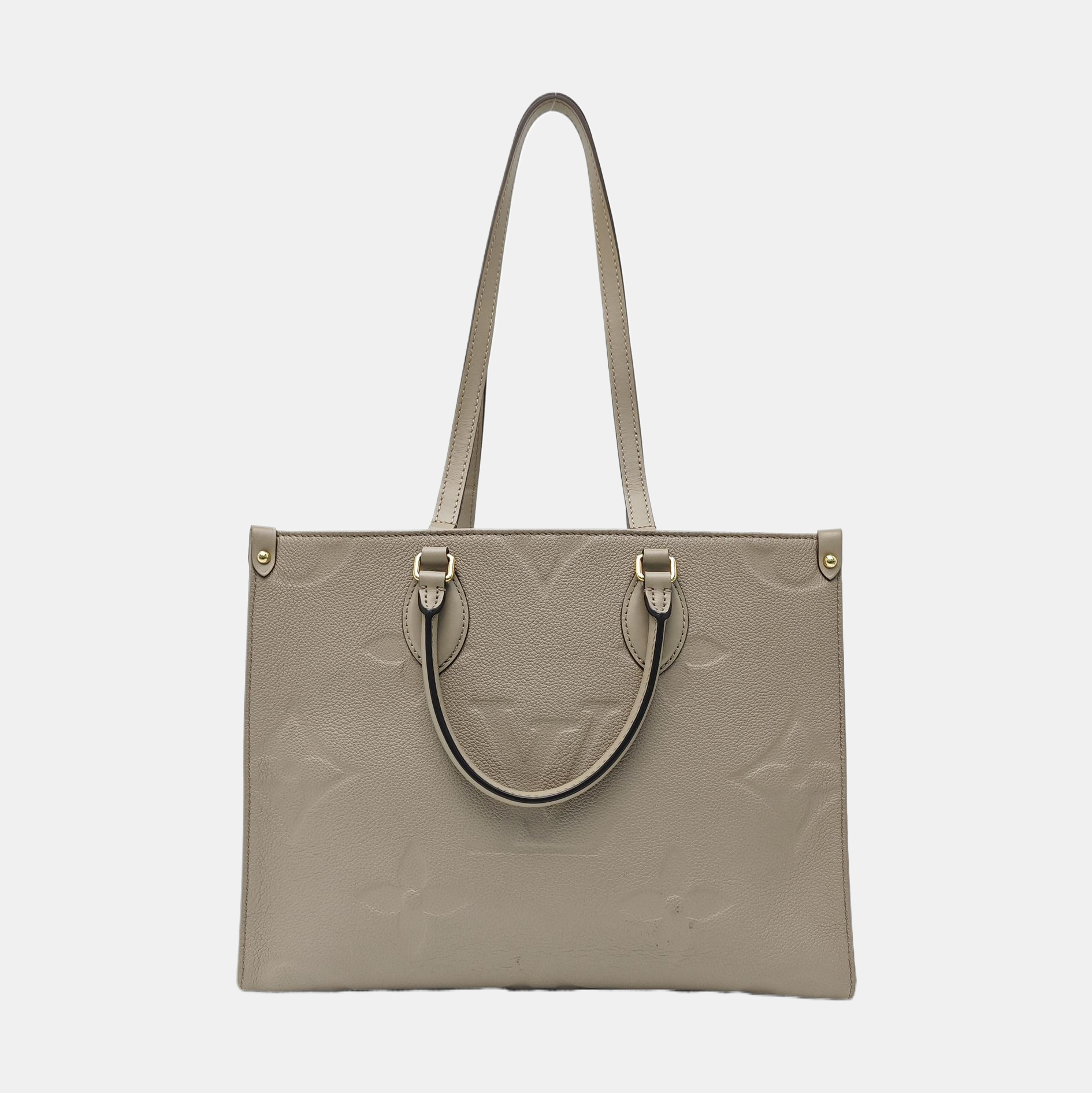 ONTHEGO MM Monogram Calfskin Gray
