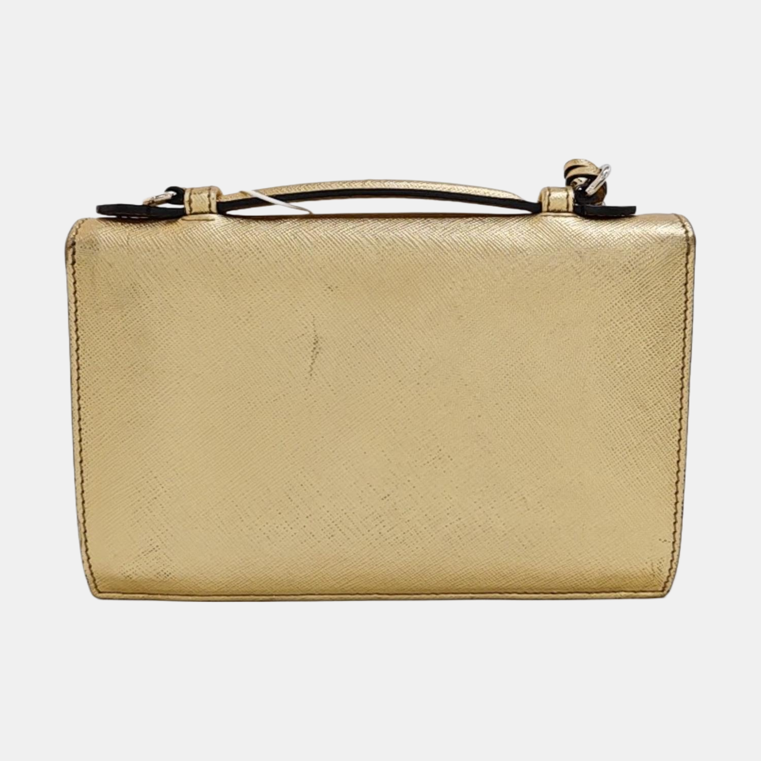 Sound Bag Saffiano Calfskin Gold