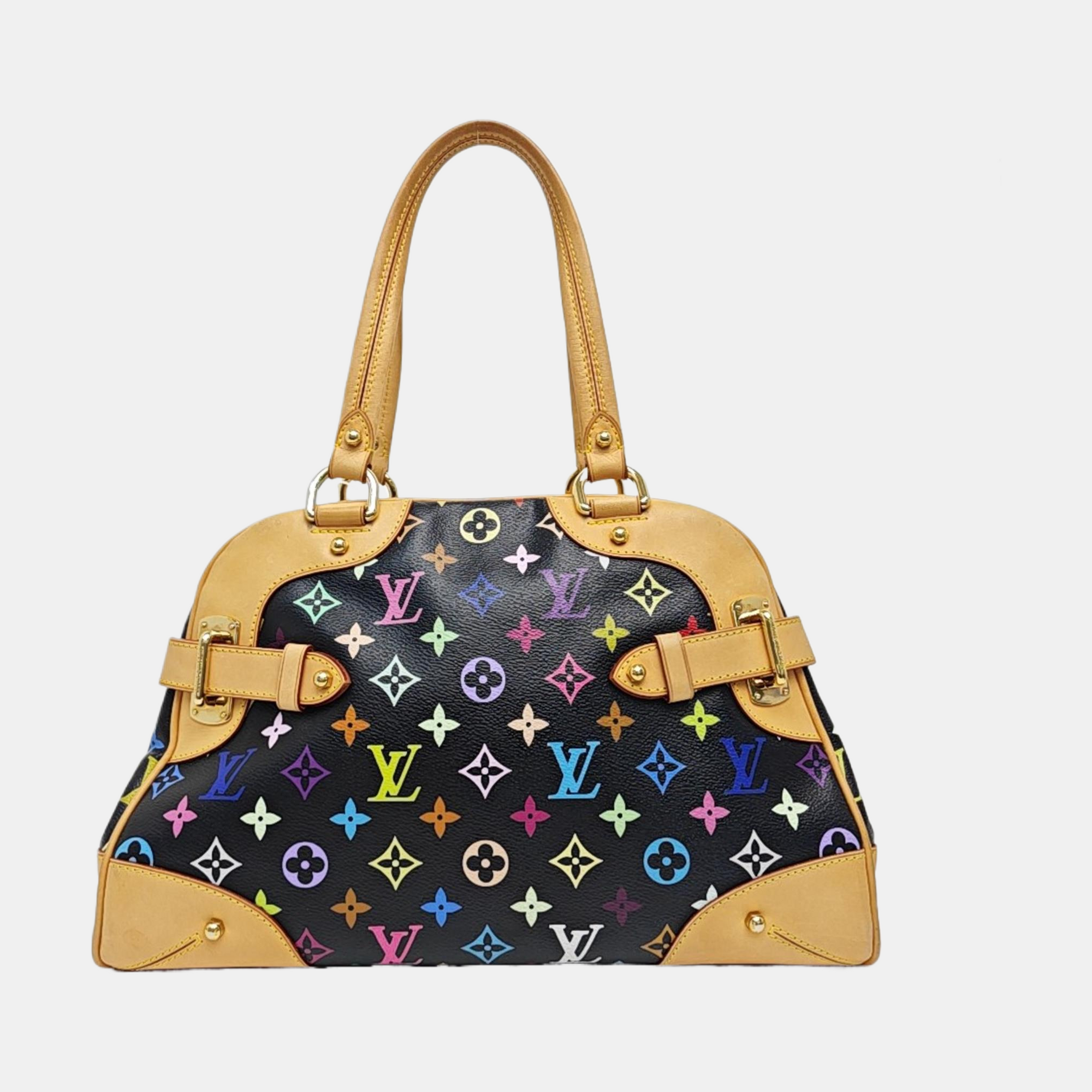 LV × TM CLAUDIA Monogram Coated Canvas Black