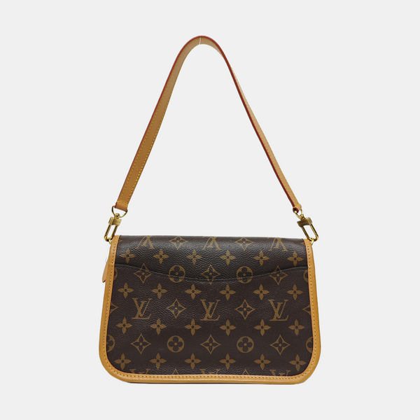 DIANE Monogram Coated Canvas Brown
