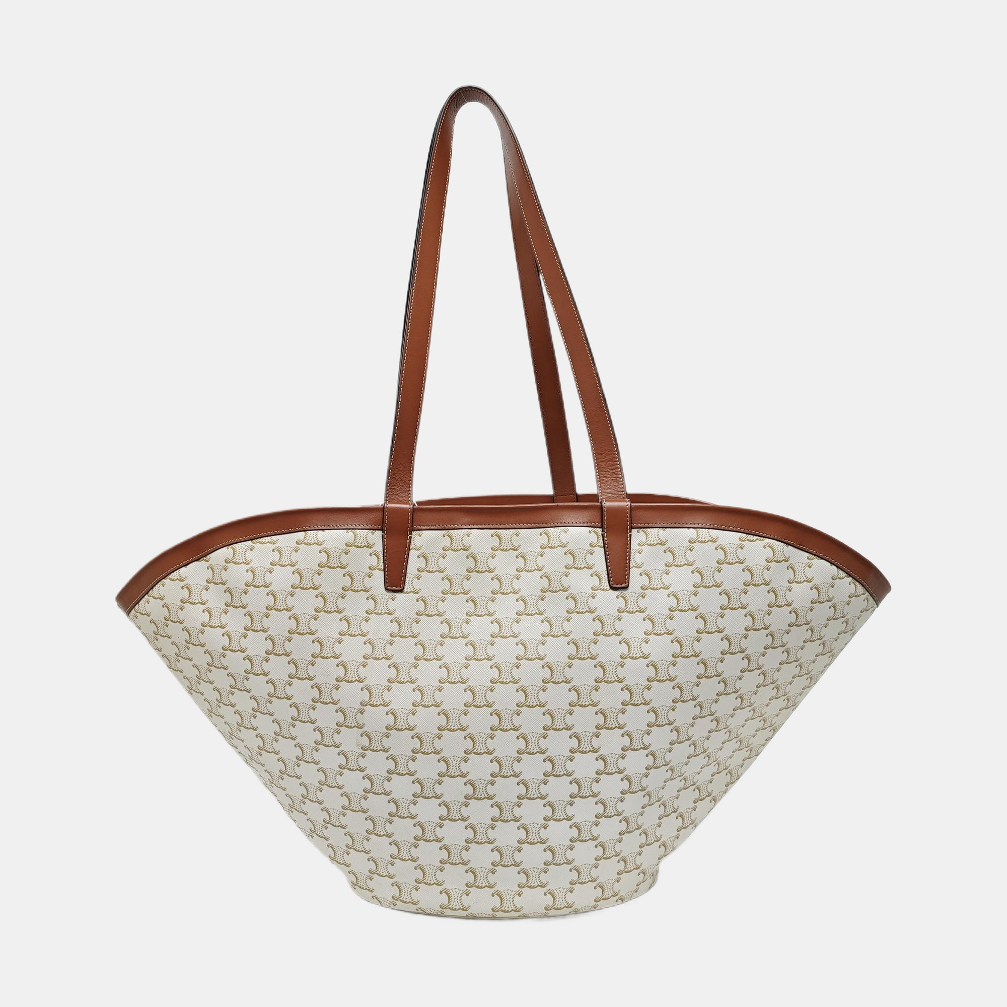 COUFFIN Large Coated Canvas White