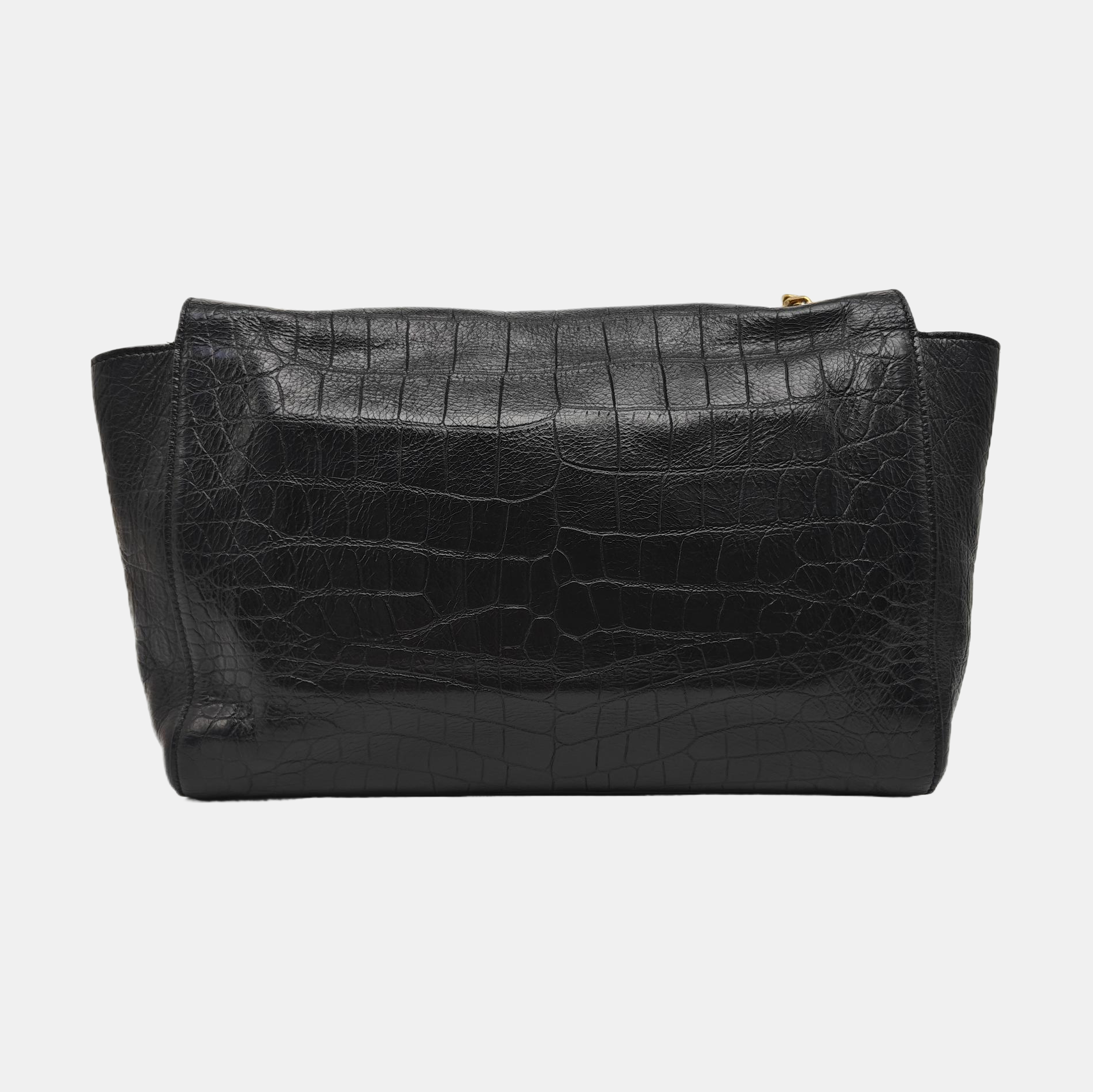 Calfskin Shoulder Bag Black
