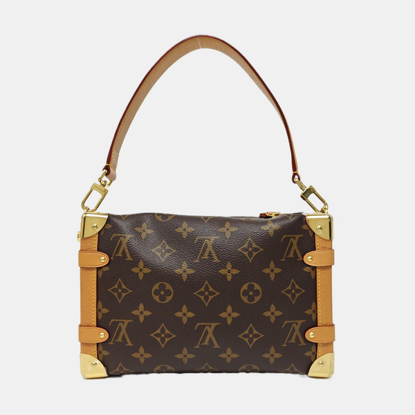 SIDE TRUNK MM Monogram Coated Canvas Brown
