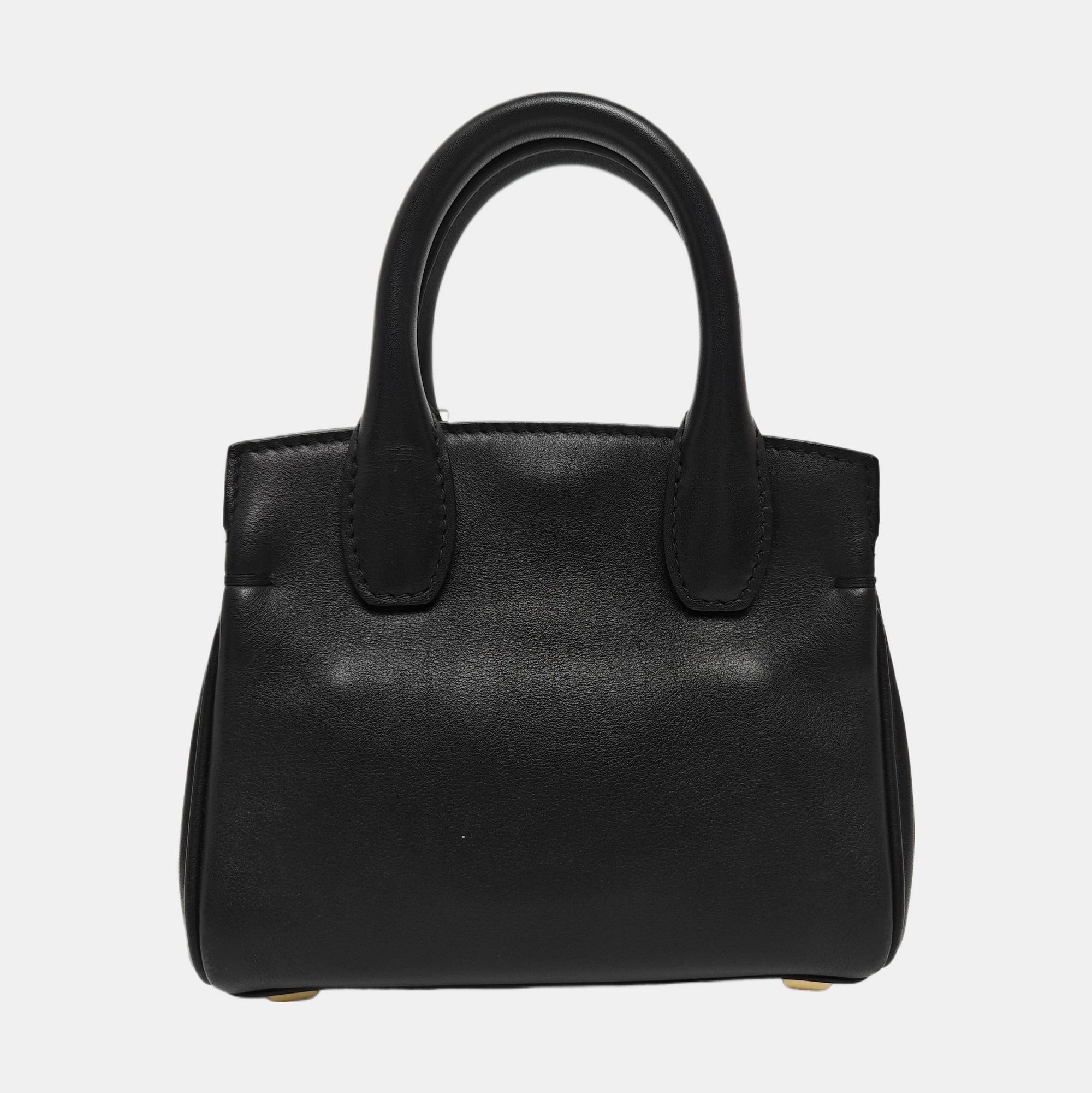 Ferragamo Studio Small Calfskin Black