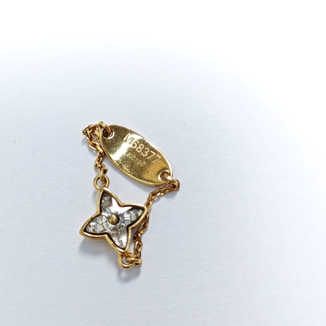 BLOOMING STRASS Metal Gold Ring EU 47
