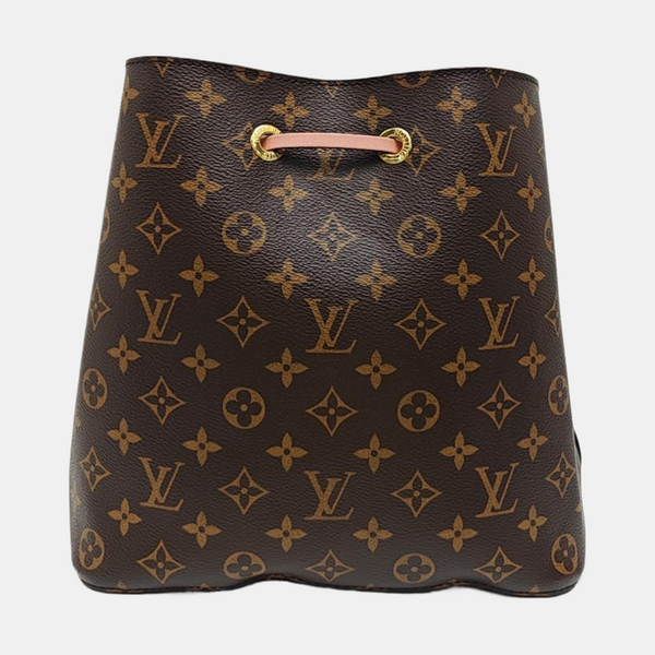 NÉONOÉ MM Monogram Coated Canvas Brown