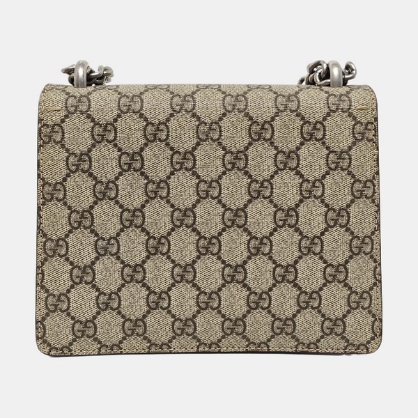 Dionysus Mini Monogram Coated Canvas Beige