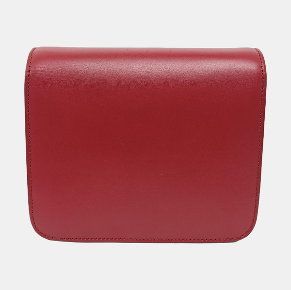 Authenticated pre-owned  CLASSIC BOX Small Calfskin Red - Shoulder Bag at Looply