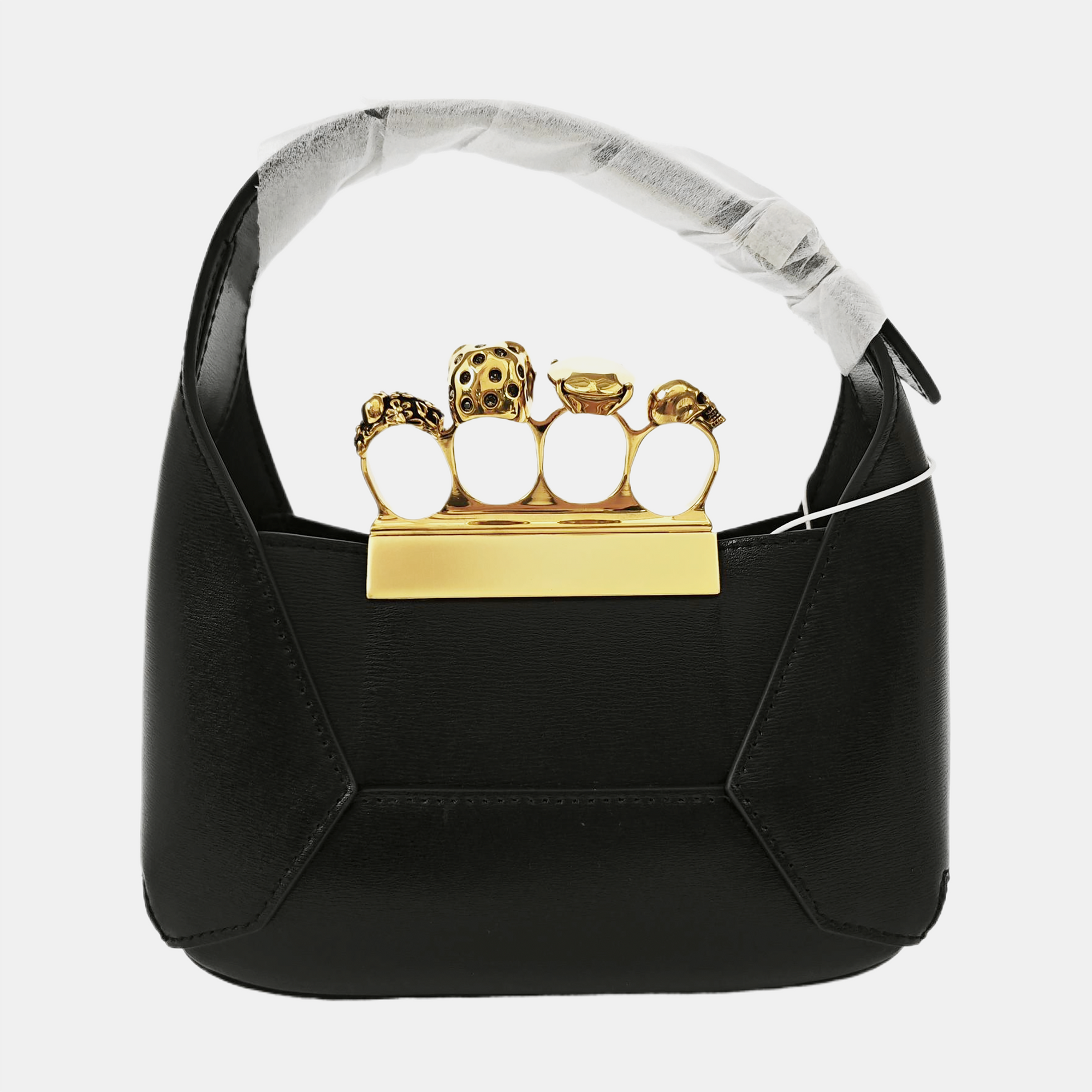 Calfskin Shoulder Bag Black