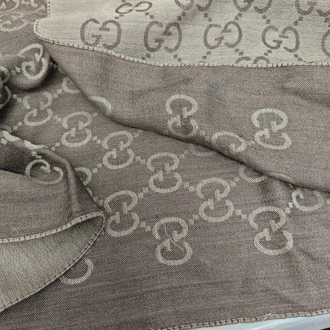 Wool Scarf Brown