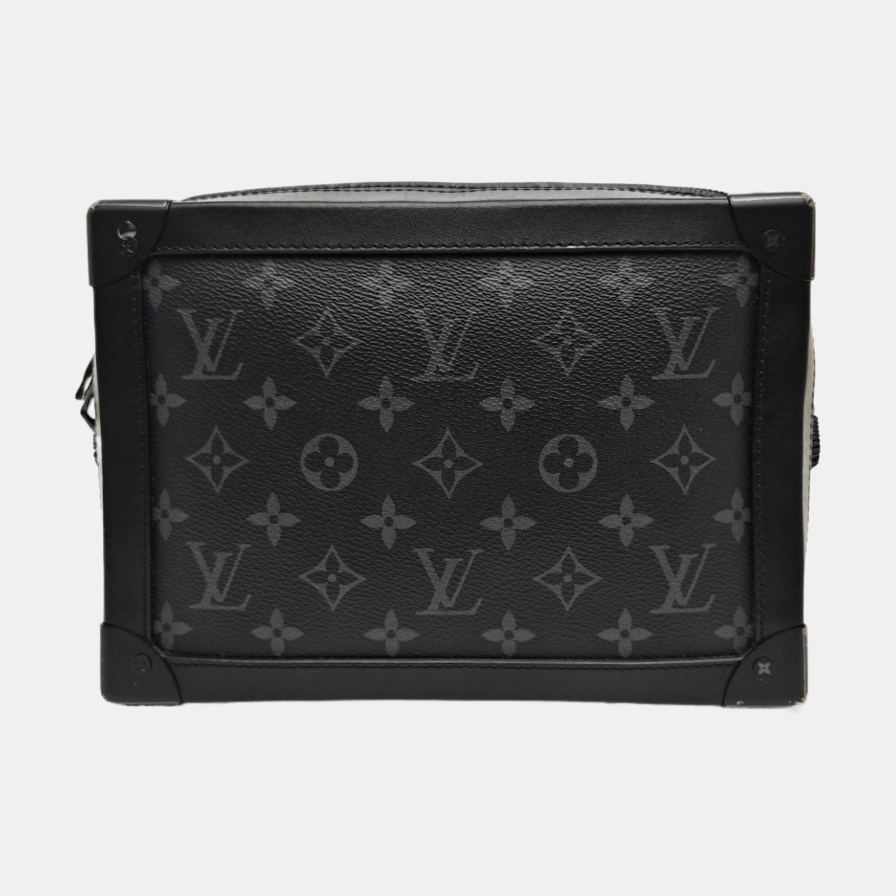 SOFT TRUNK Monogram Coated Canvas Black