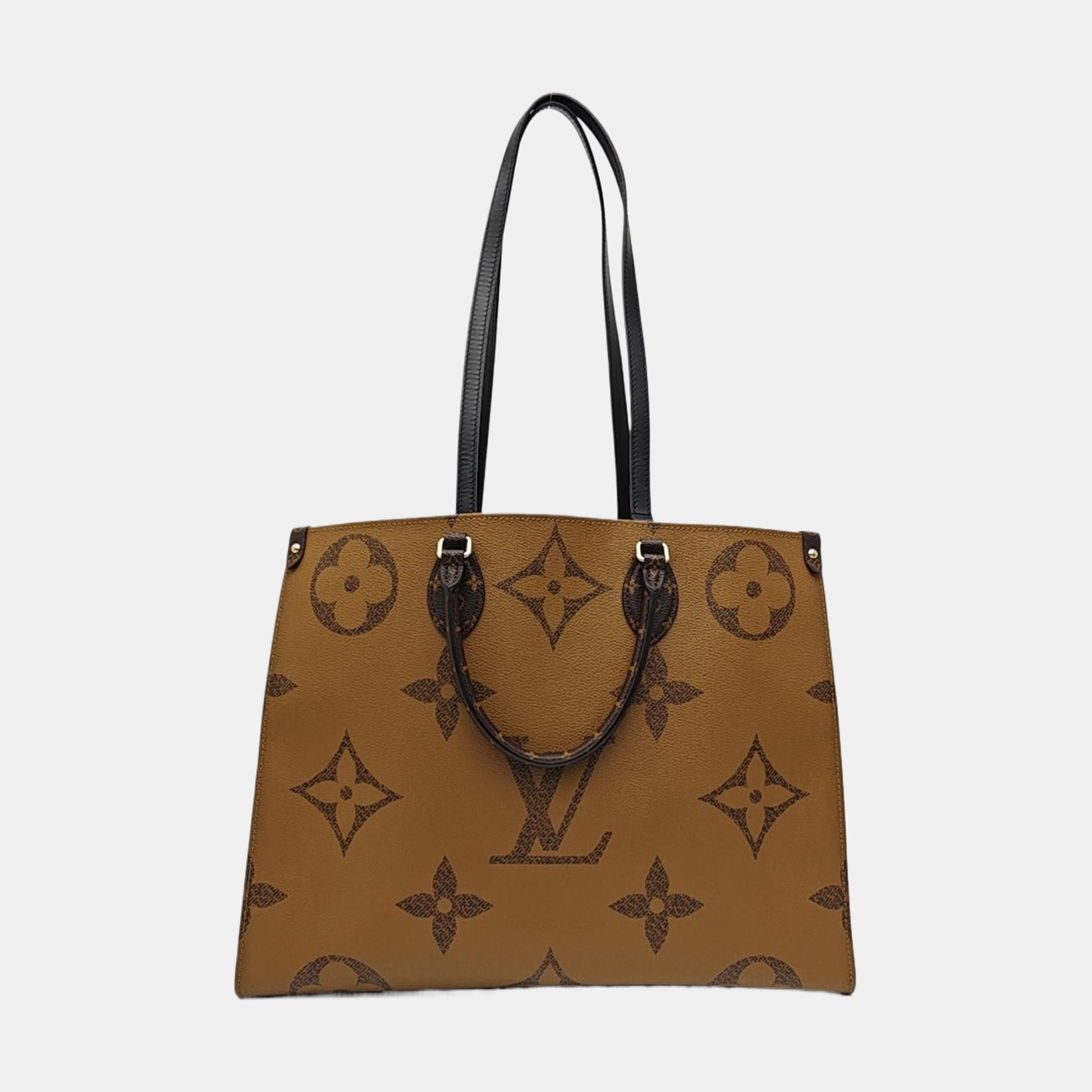 ONTHEGO GM Monogram Coated Canvas Brown