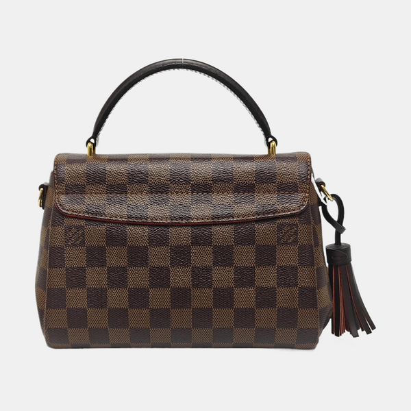 CROISETTE Damier Ebene Coated Canvas Brown