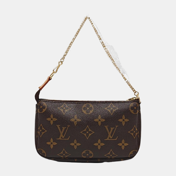 ACCESSOIRES Mini Monogram Coated Canvas Brown