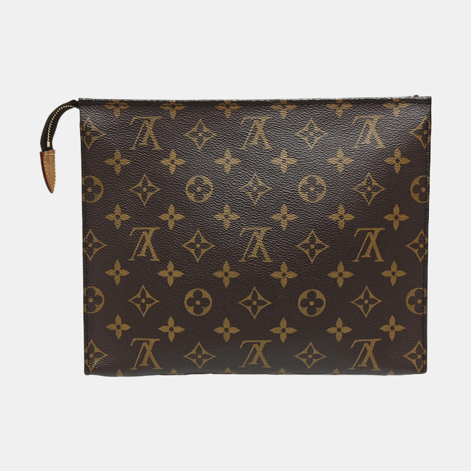 TOILET POCKET 26 Monogram Coated Canvas Brown