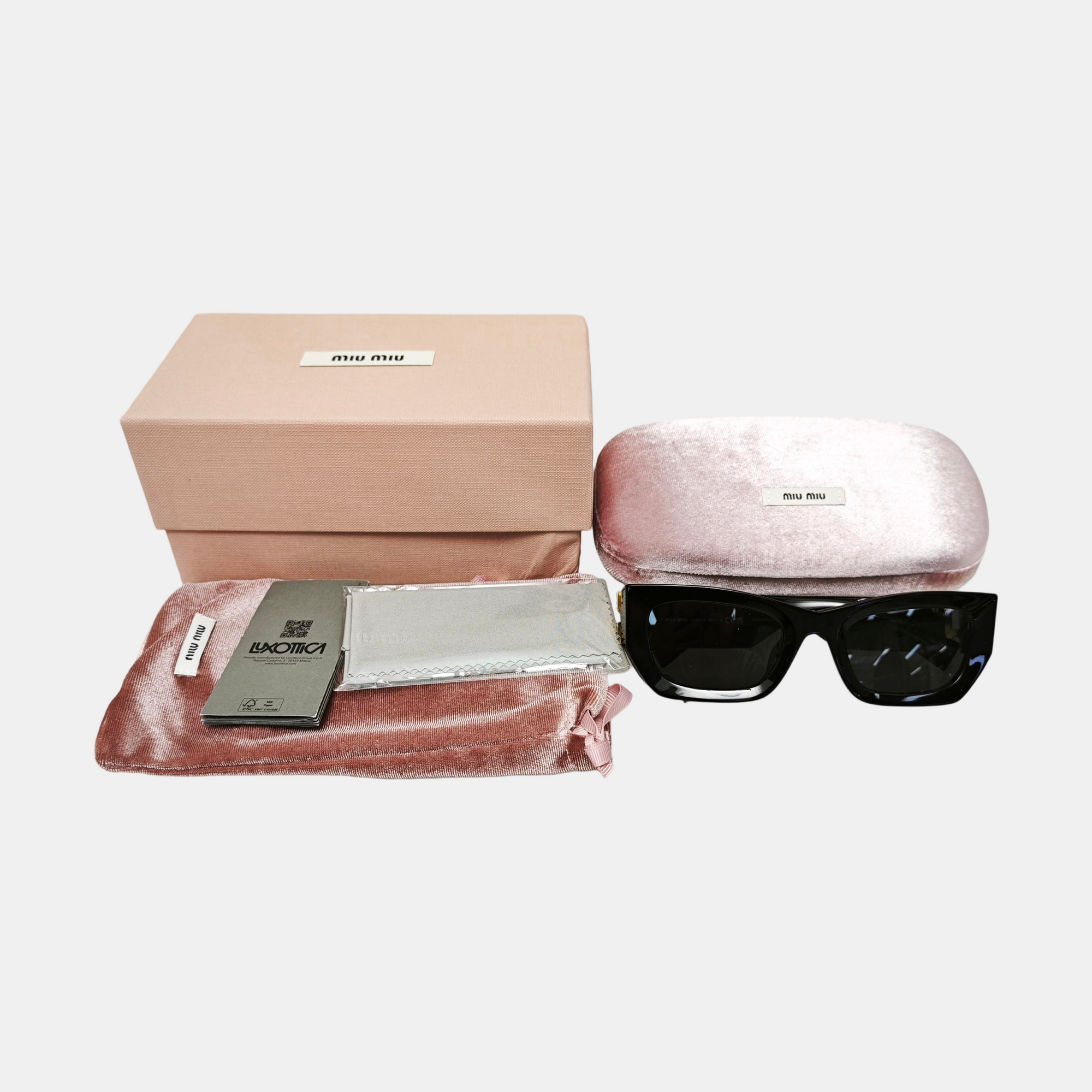 Synthetic Sunglasses Black