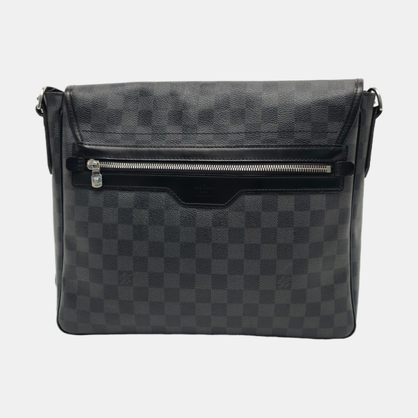 DANIEL Damier Graphite Coated Canvas Gray