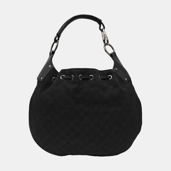 Monogram Canvas Tote Bag Black