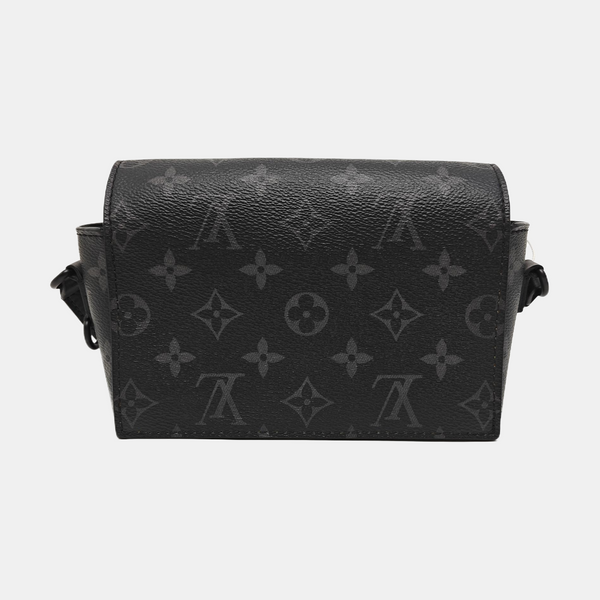 STEAMER Mini Monogram Coated Canvas Black