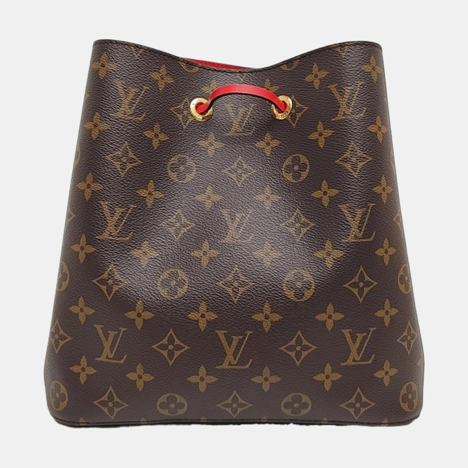 NÉONOÉ MM Monogram Coated Canvas Brown