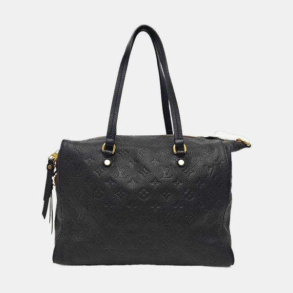 LUMINEUSE Monogram Calfskin Black