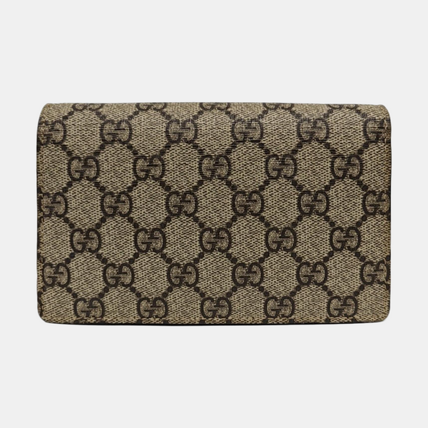 Dionysus Super Mini Monogram Coated Canvas Beige