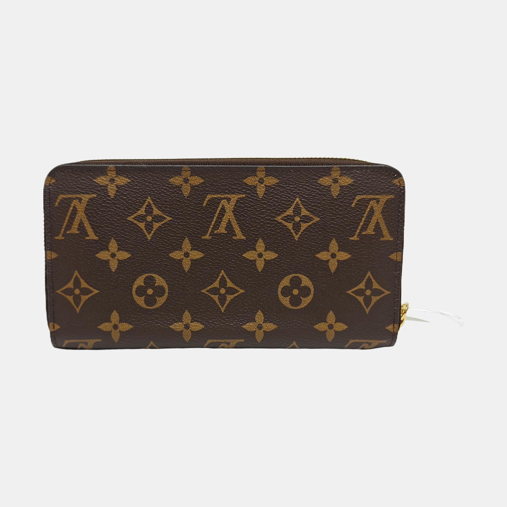 ZIPPY Monogram Coated Canvas Brown Wallet