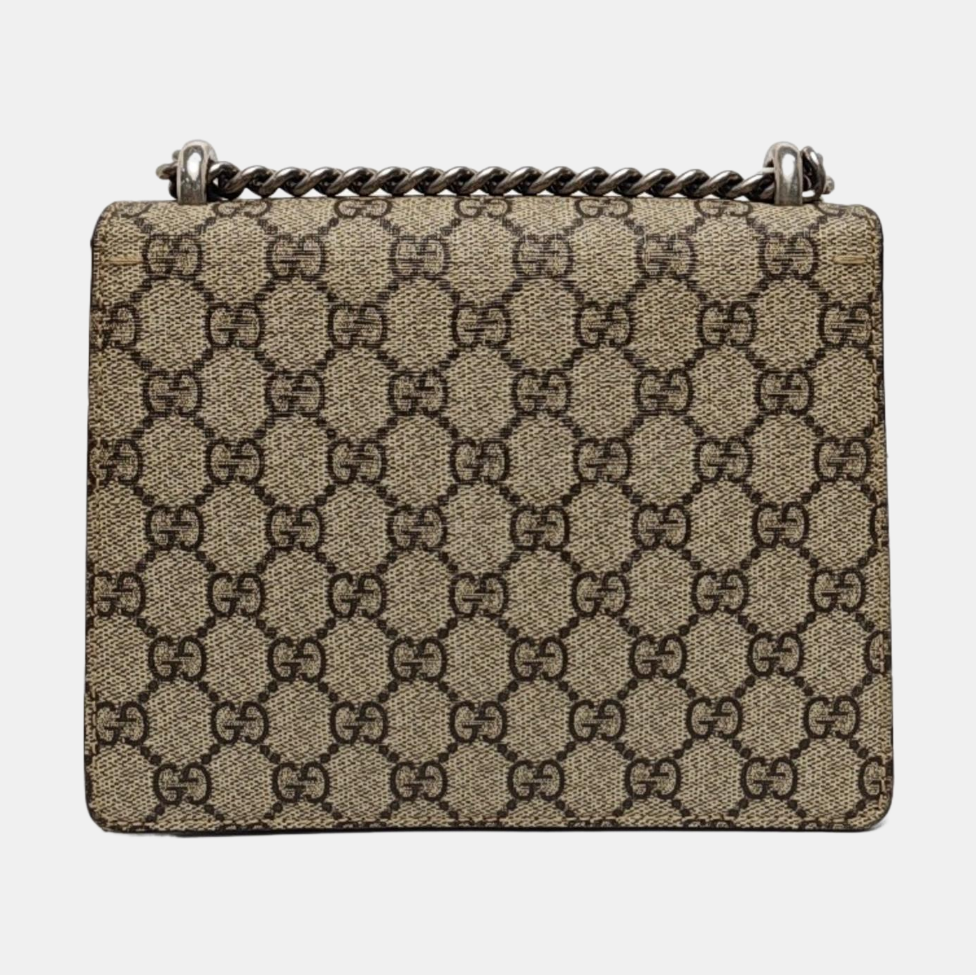 Dionysus Mini Monogram Coated Canvas Beige