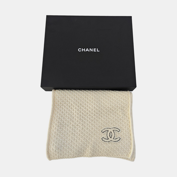Cashmere Scarf White