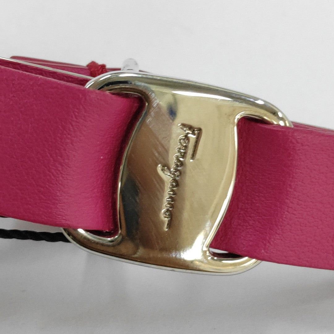 Leather Belt Red