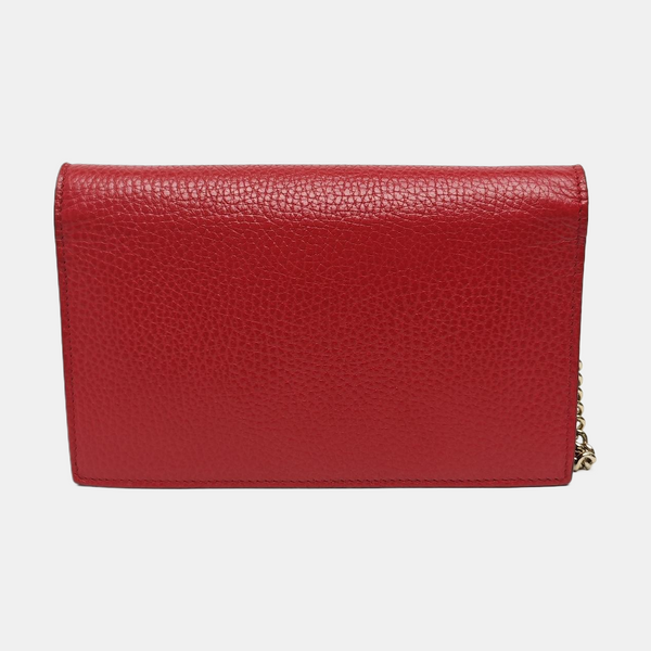 Calfskin Shoulder Bag Red