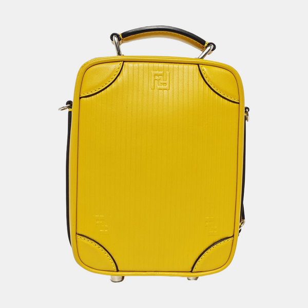 Calfskin Shoulder Bag Mini Yellow