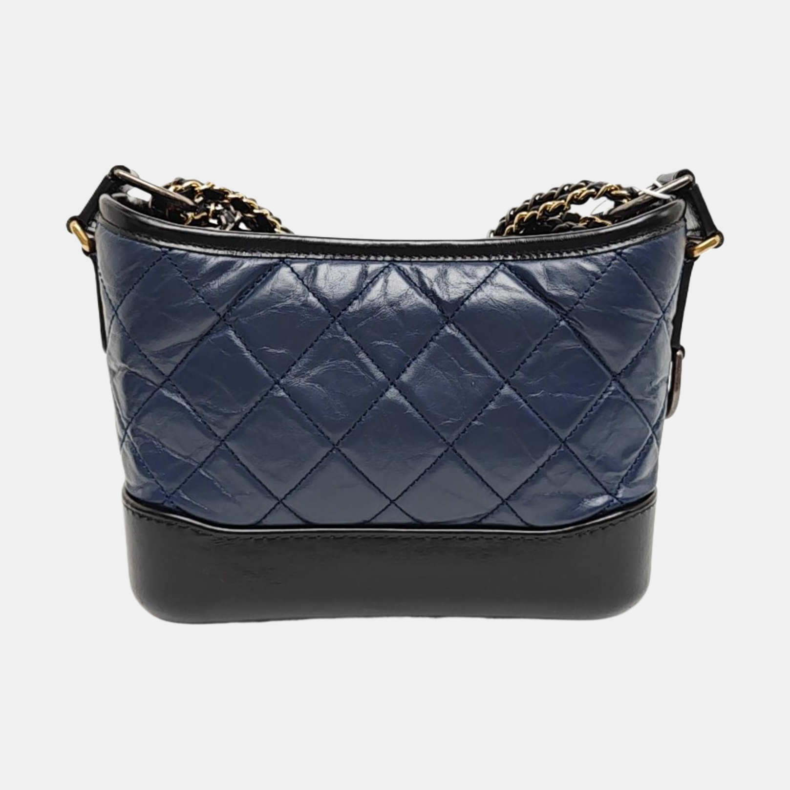 GABRIELLE Small Quilted Calfskin Blue