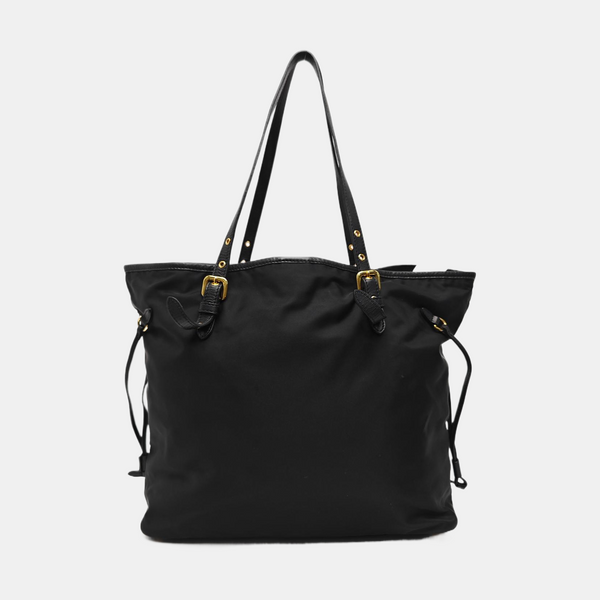 Nylon Tote Bag Black