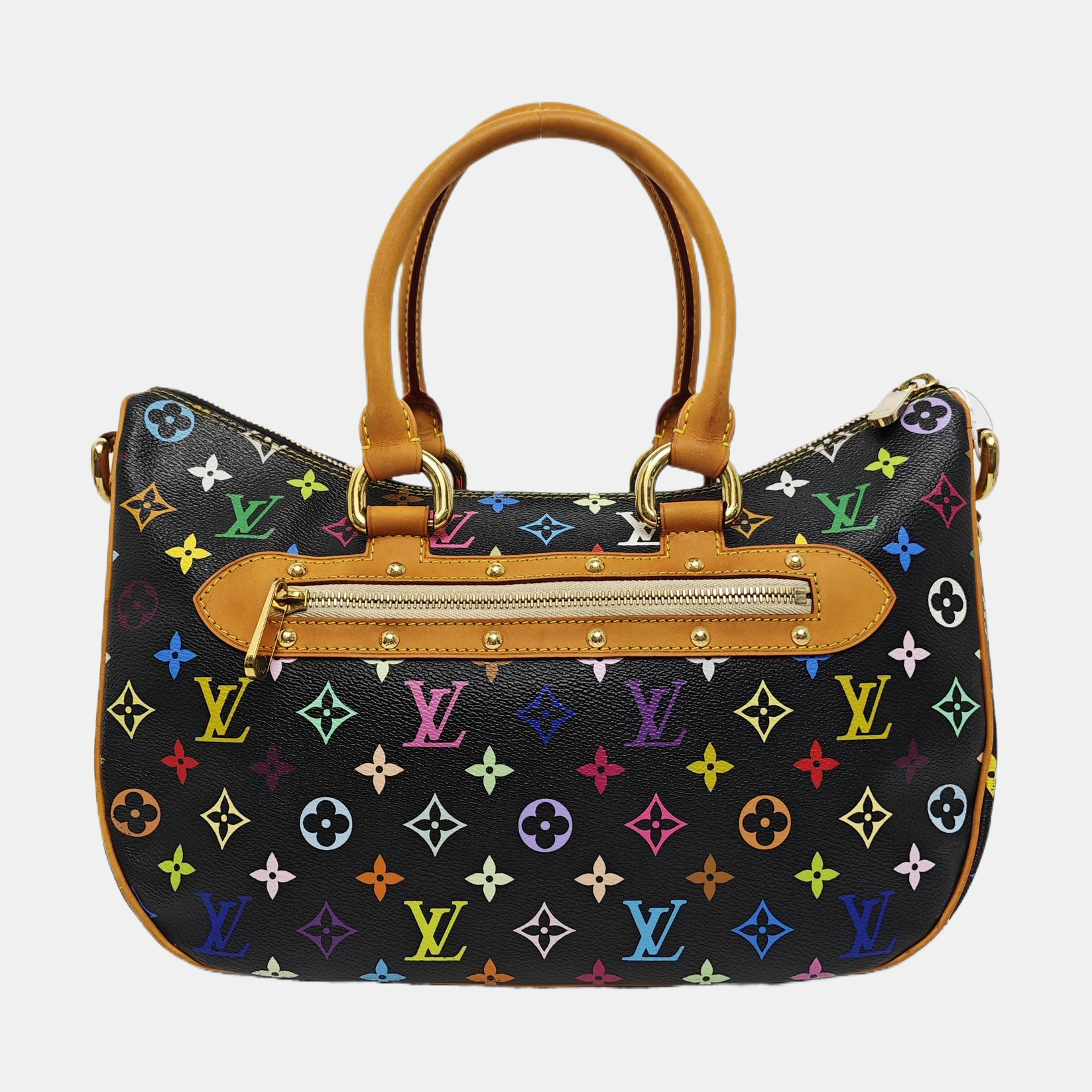 LV × TM RITA Monogram Coated Canvas Black