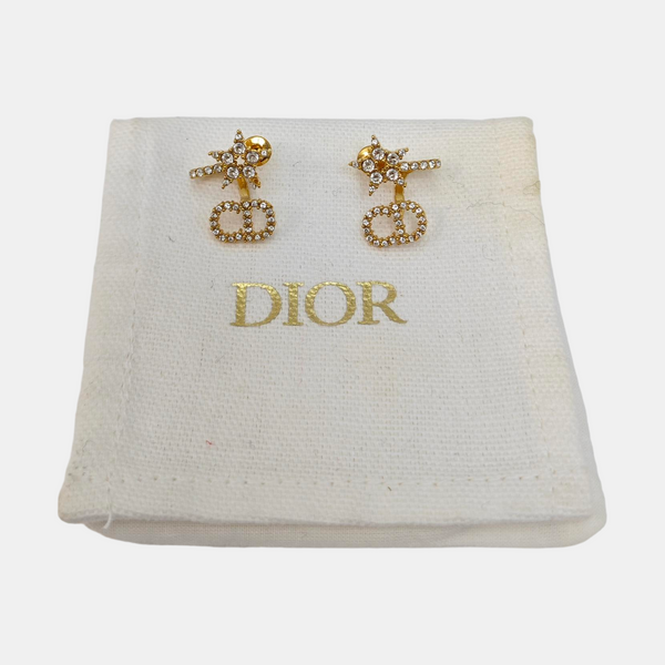 Clair D Lune Metal Gold Stud Earrings