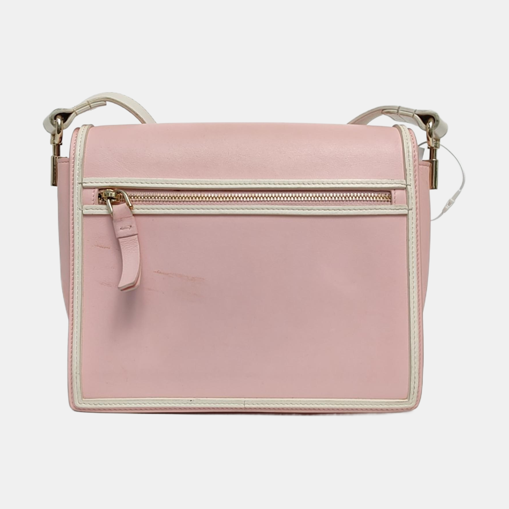Leather Shoulder Bag Pink