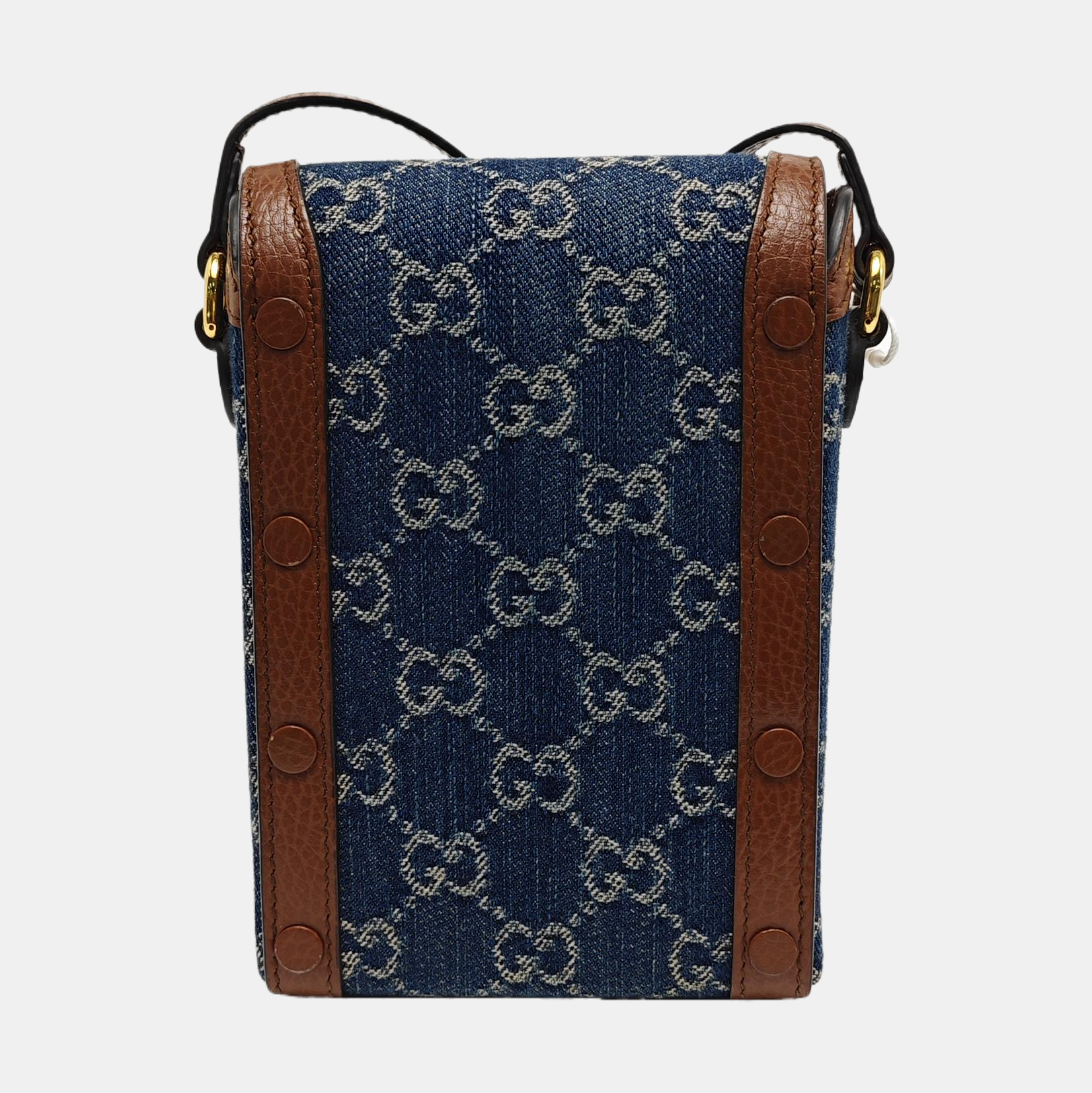 Horsebit 1955 Mini Monogram Denim Blue