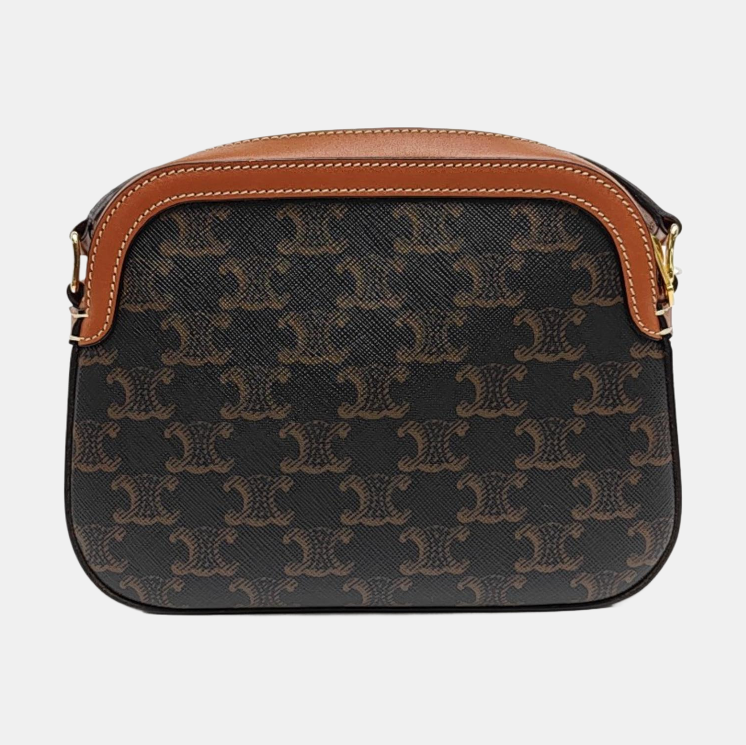 TRIOMPHE CANVAS Small Coated Canvas Black