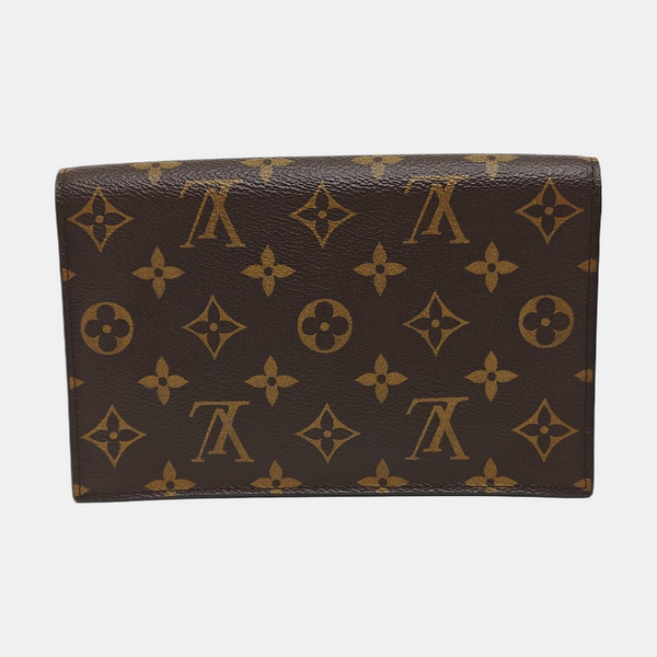 FLORE Monogram Coated Canvas Brown
