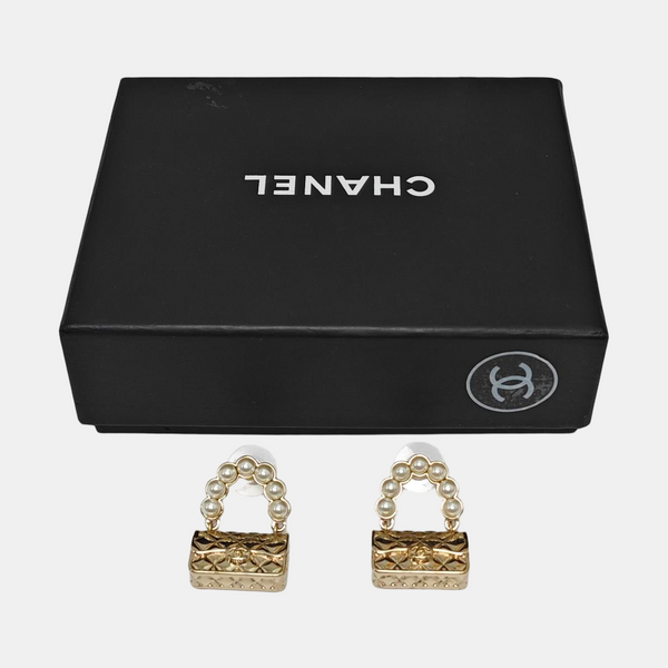 Metal Gold Stud Earrings