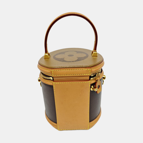 CANNES Monogram Coated Canvas Brown