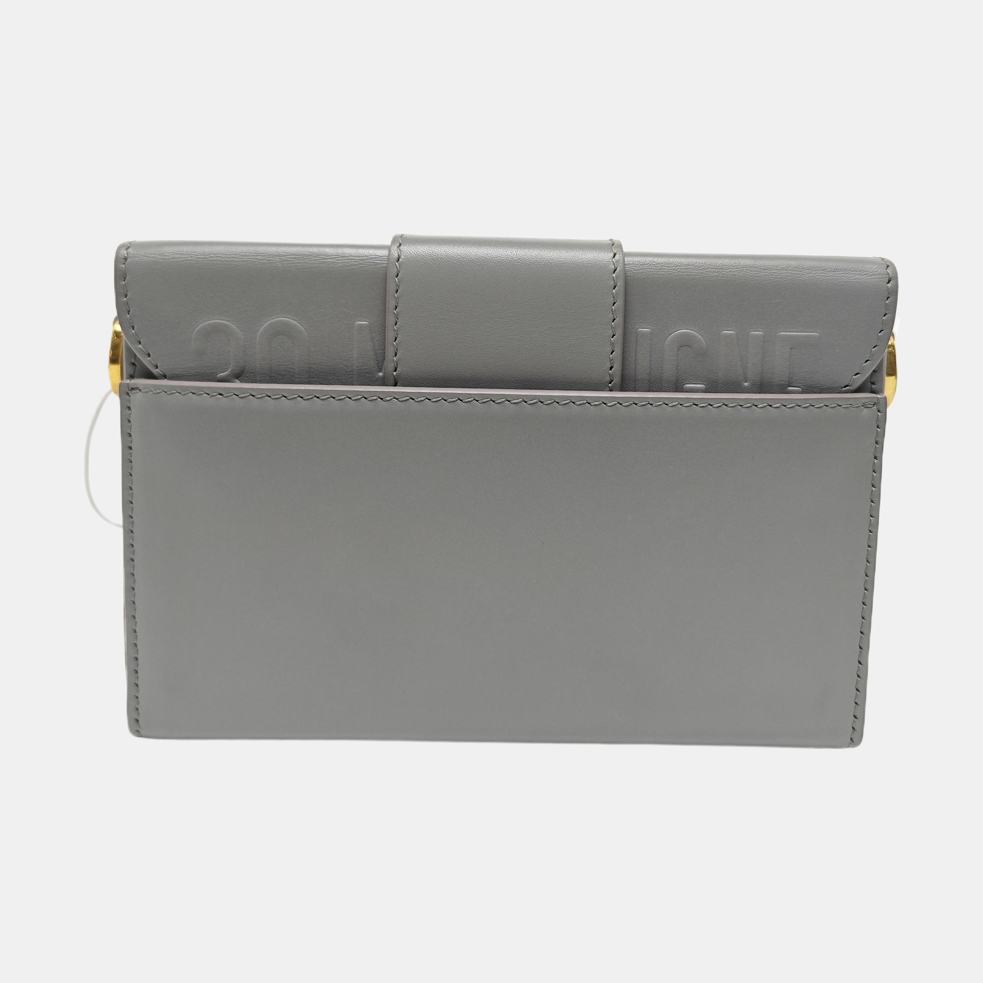 30 Montaigne Mini Calfskin Gray