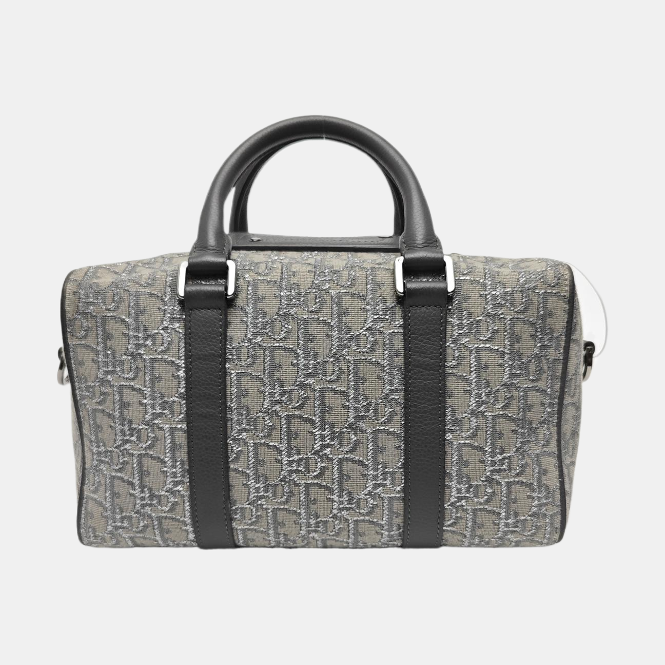 Oblique Canvas Shoulder Bag Gray