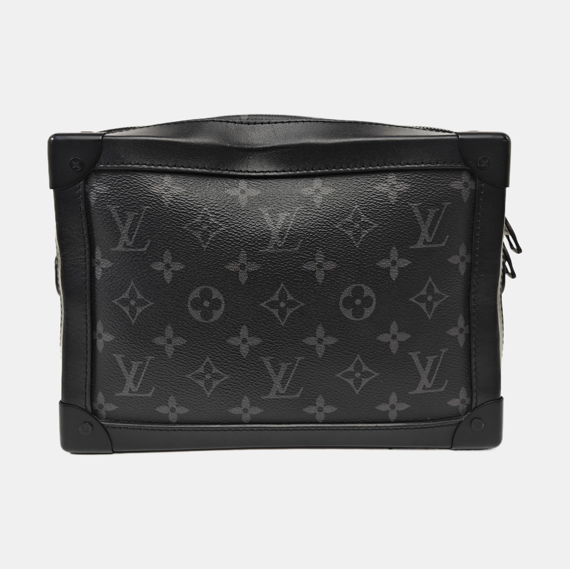 SOFT TRUNK Monogram Coated Canvas Black
